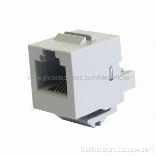 Telephone Modular Jack, Available in Various Colors, RJ45 Connector, with CE/ETL/RoHS Marks